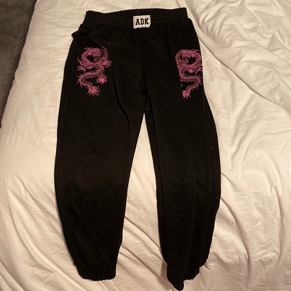 Adika Black Pink Dragon Sweats 